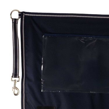 Boxgordijn Supreme met logo 130×120 Marine Marineblauw