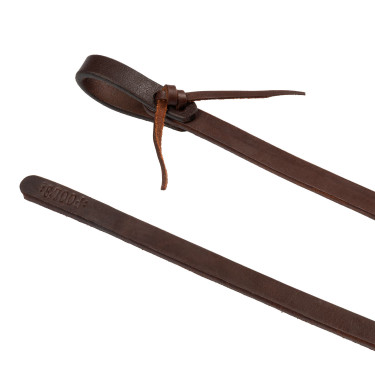 Gescheiden teugels Pool’s 5/8" Geolied Bruin
