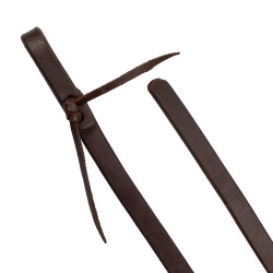 Gescheiden teugels Lakota 5/8" Geolied Bruin