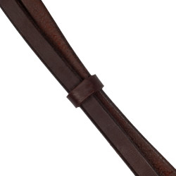 Gescheiden teugels Lakota 1/2" Geolied Bruin