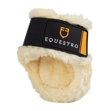 Equestro kogelbeschermers met synthetische wol Zwart Equestro kogelbeschermers met synthetische wol Zwart