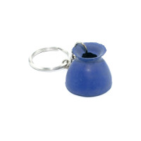Sleutelhanger rubberen belletjes Umbria Equitazione Koningsblauw