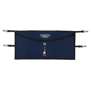 Staldeur Equestro x FISE met geborduurd logo Marineblazer Marineblauw