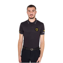 Heren poloshirt voor paardrijden Equestro Scuderia Heren poloshirt voor paardrijden Equestro Scuderia