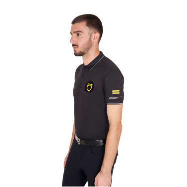 Heren poloshirt voor paardrijden Equestro Scuderia Heren poloshirt voor paardrijden Equestro Scuderia