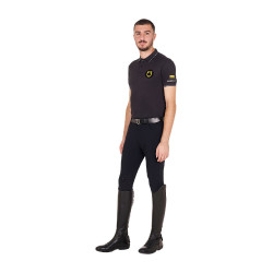 Heren poloshirt voor paardrijden Equestro Scuderia Heren poloshirt voor paardrijden Equestro Scuderia