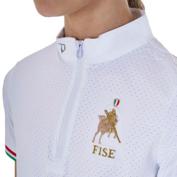 Meisjes wedstrijdpolo paardrijden met rits | Equestro FISE