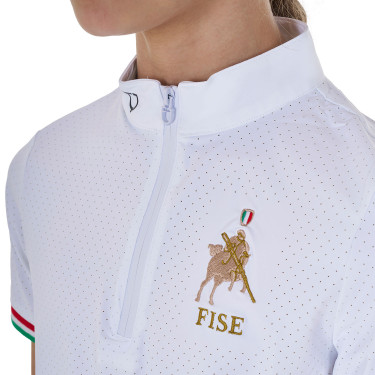 Meisjes wedstrijdpolo paardrijden met rits | Equestro FISE