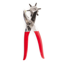Basis leren klem Umbria Equitazione Rood