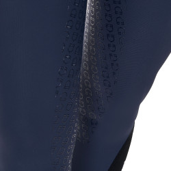Damesrijbroek Equestro x FISE full grip Marineblazer Marineblauw