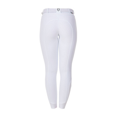 Damesrijbroek Equestro x FISE full grip Wit Damesrijbroek Equestro x FISE full grip Wit