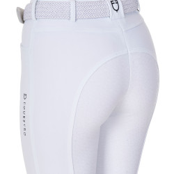 Damesrijbroek Equestro x FISE full grip Wit Damesrijbroek Equestro x FISE full grip Wit