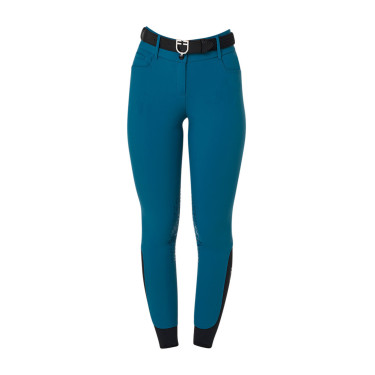 Equestro dames rijbroek voor paardrijden – hoge taille, knee-grip Equestro dames rijbroek voor paardrijden – hoge taille, knee-grip