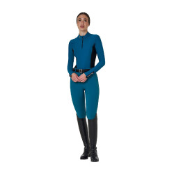 Equestro dames rijbroek voor paardrijden – hoge taille, knee-grip Equestro dames rijbroek voor paardrijden – hoge taille, knee-grip