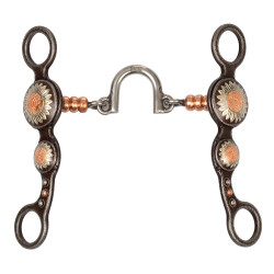 Western correctiebit met bloemenmotief – paardensport