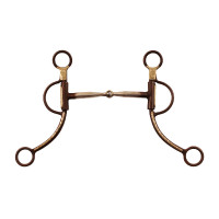 Pools antiek bit met lange scharen GS decoratie Bruin