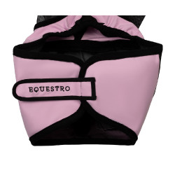 Equestro vliegenmasker met voorlogo Orchidee boeket Roze