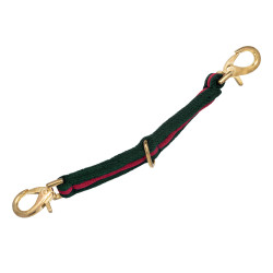 Nylon longeerlijn met voering, bevestigbaar aan het halster Umbria Equitazione Jachtgroen / bordeaux Nylon longeerlijn met voering, bevestigbaar aan het halster Umbria Equitazione Jachtgroen / bordeaux