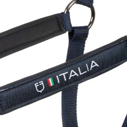Equestro x FISE halsters, gevoerd en verstelbaar Marineblazer Marineblauw