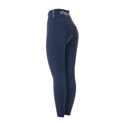 Dameslegging Equestro x FISE full grip slim fit Marineblazer Marineblauw Dameslegging Equestro x FISE full grip slim fit Marineblazer Marineblauw