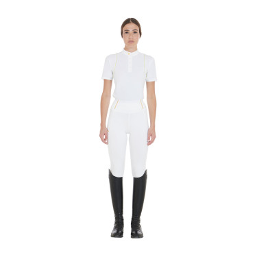 Dameslegging Equestro lichtgewicht slim fit Wit Dameslegging Equestro lichtgewicht slim fit Wit