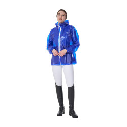 Unisex regenjas Equestro x FISE Blauw van Savoye