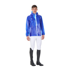 Unisex regenjas Equestro x FISE Blauw van Savoye