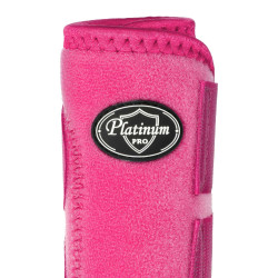 Achterste western peesbeschermers Platinum Pro Star Anatomic Fuchsia Roze Achterste western peesbeschermers Platinum Pro Star Anatomic Fuchsia Roze