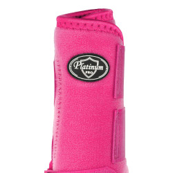 Voorste westernbeschermers Platinum Pro Star Anatomic Fuchsia Roze