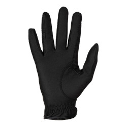 Uniseks Equestro handschoenen van synthetisch leer met klittenbandsluiting Zwart Uniseks Equestro handschoenen van synthetisch leer met klittenbandsluiting Zwart