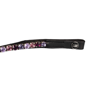 Frontal Supreme Shade met strass Zwart / paars