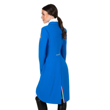Dames wedstrijdfrac Equestro x FISE Blauw van Savoye