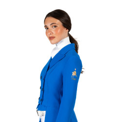 Dames wedstrijdfrac Equestro x FISE Blauw van Savoye