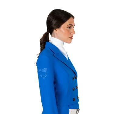 Dames wedstrijdfrac Equestro x FISE Blauw van Savoye
