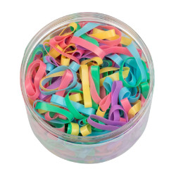 Manenelastiekjes Supreme (doos 500 stuks) Multicolor
