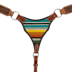 Western-huntcollier Pool’s tapijtdecoratie Natuurlijk Bruin