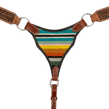 Western-huntcollier Pool’s tapijtdecoratie Natuurlijk Bruin