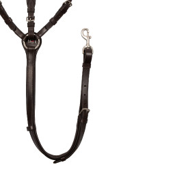 Supreme hunting borsttuig met verstelbare martingaal Donkerbruin