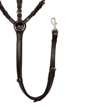 Supreme hunting borsttuig met verstelbare martingaal Donkerbruin