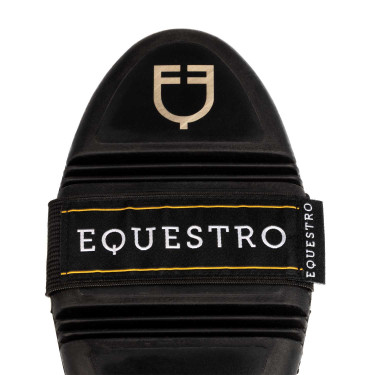 Equestro flexibele poetshaarborstel voor het borstelen Natuurlijk Bruin