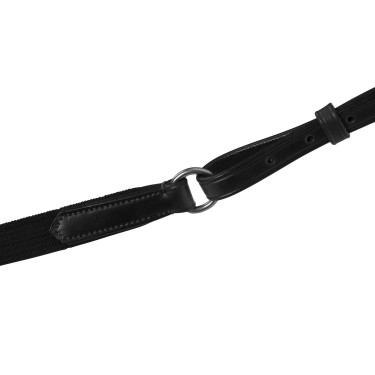 Equestro leren martingaal Y-Fork model Zwart