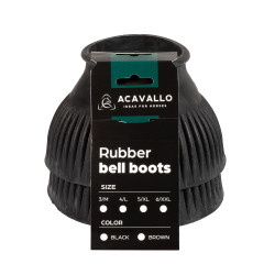 Rubberen springschoenen Acavallo met logo Zwart Rubberen springschoenen Acavallo met logo Zwart