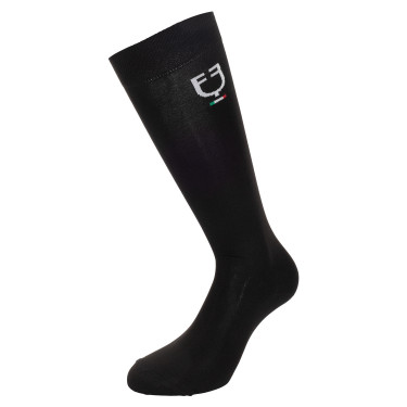 Technische sokken Equestro x FISE per 3 Zwart / marine / Savoisch blauw Wit