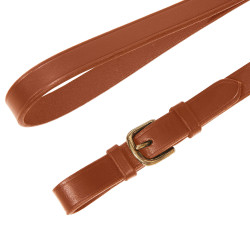 Equestro leidlijn met messing ketting — paardrijden