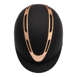 Unisex helm Equestro Apocalypse matte schaal EN 1384-2023 Zwart / roségoud