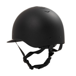 Equestro Azael Stone dames paardrijcap met brede klep