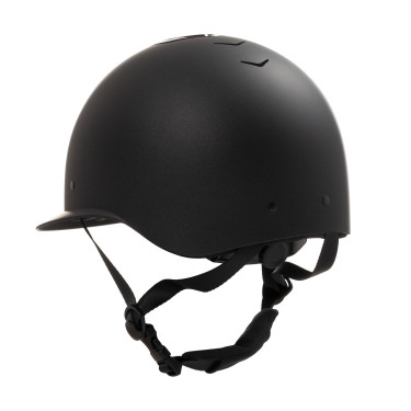 Equestro Azael Stone dames paardrijcap met brede klep