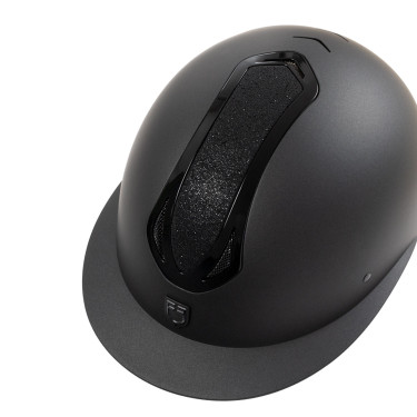 Equestro Azael Stone dames paardrijcap met brede klep