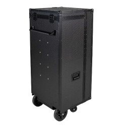 Zadelkast Equestro zwart materiaal 65×62×138 cm Glanzend zwart Zadelkast Equestro zwart materiaal 65×62×138 cm Glanzend zwart