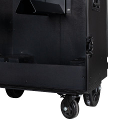Zadelkast Equestro zwart materiaal 65×62×138 cm Zwart F026